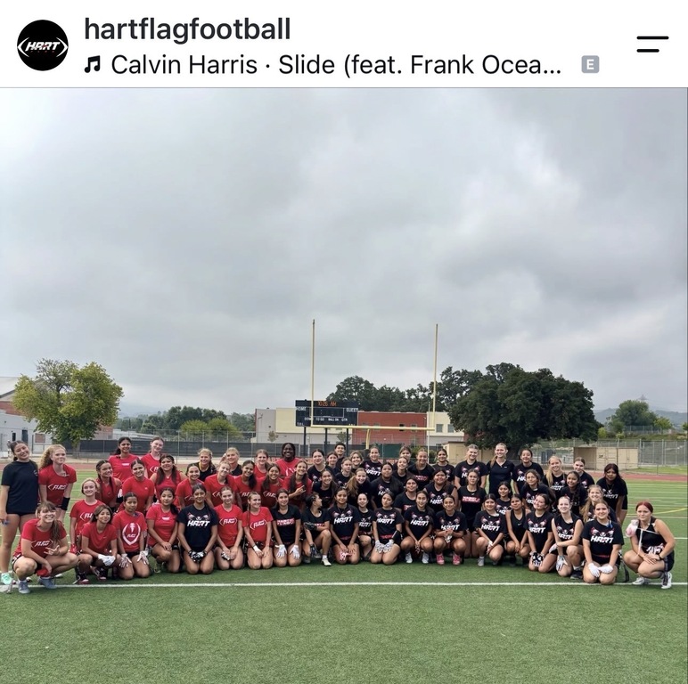 Summer camp. 
Photo Credit: @hartflagfootball