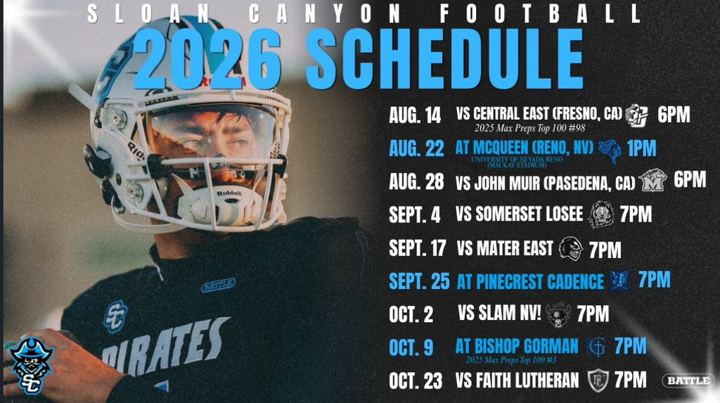 Varsity Schedule