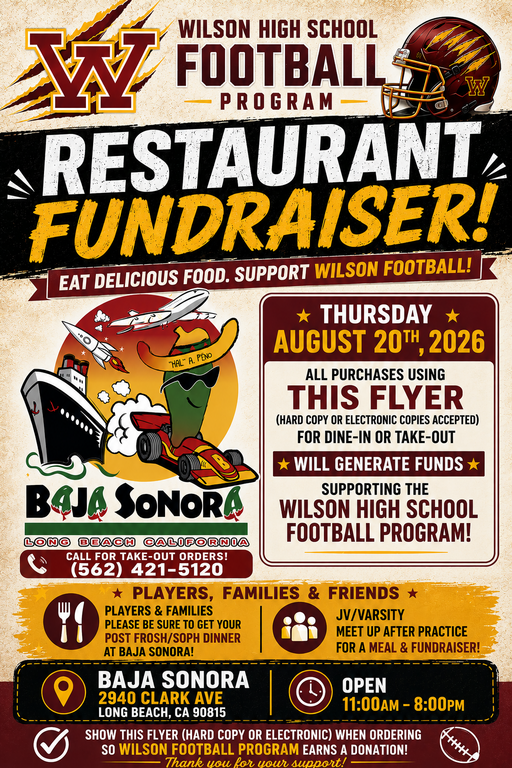 Baja Sonora fundraiser flyer