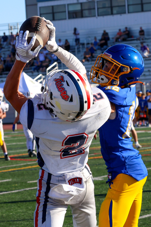 #2 Teagon Higgins scores 6 against El Toro in today’s freshman game.