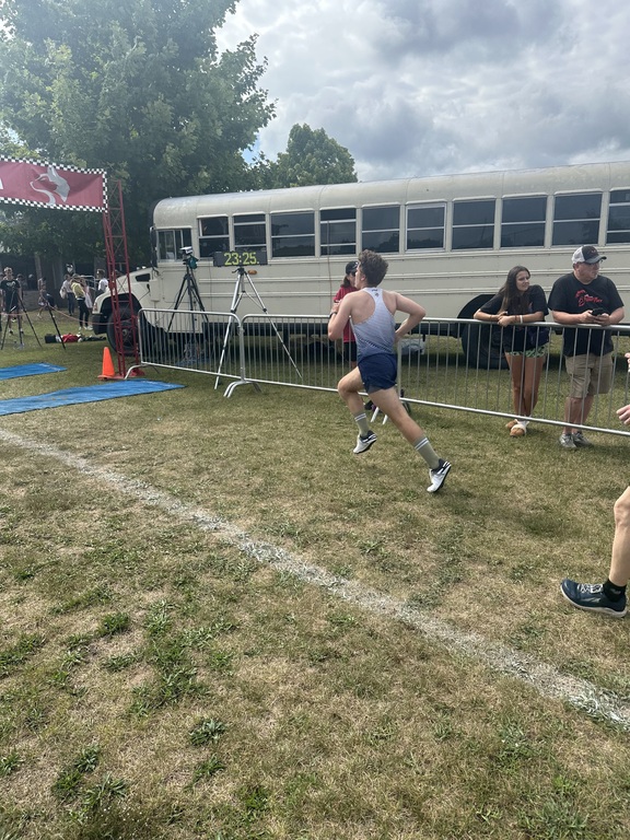 It was a great day for the Vikings at the Benzie Invitational! I was so happy with how all of our athletes competed across the board. There were so many improvements from where we were at this meet a year ago.
The boys got the racing started with Colton M