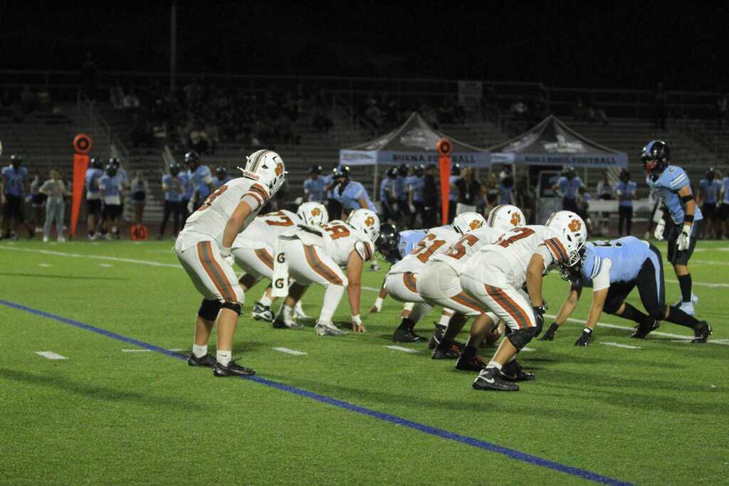 Our Offensive Line ready for action!!