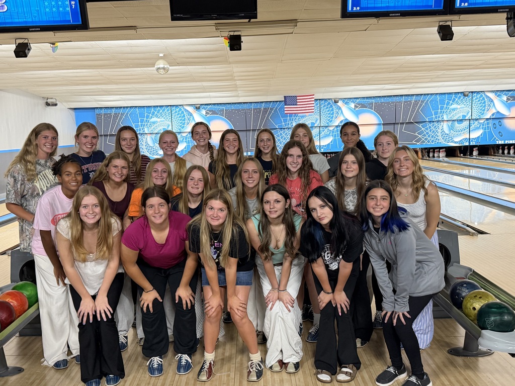 Fun day today team bonding instead of practice with the entire high school program. Thank you to the Pines for taking good care of us!!#cadillacmentality🏐🔥🙌🏻