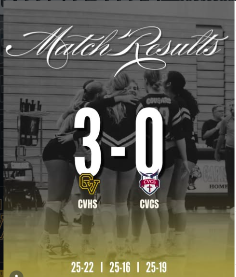 SEASON OPENER SWEEP! 🧹🖤🏐 Let’s go Cougars!