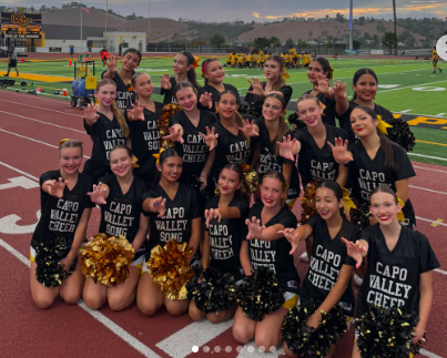 JV Cheer and Song bringing the spirit 
 ⭐️