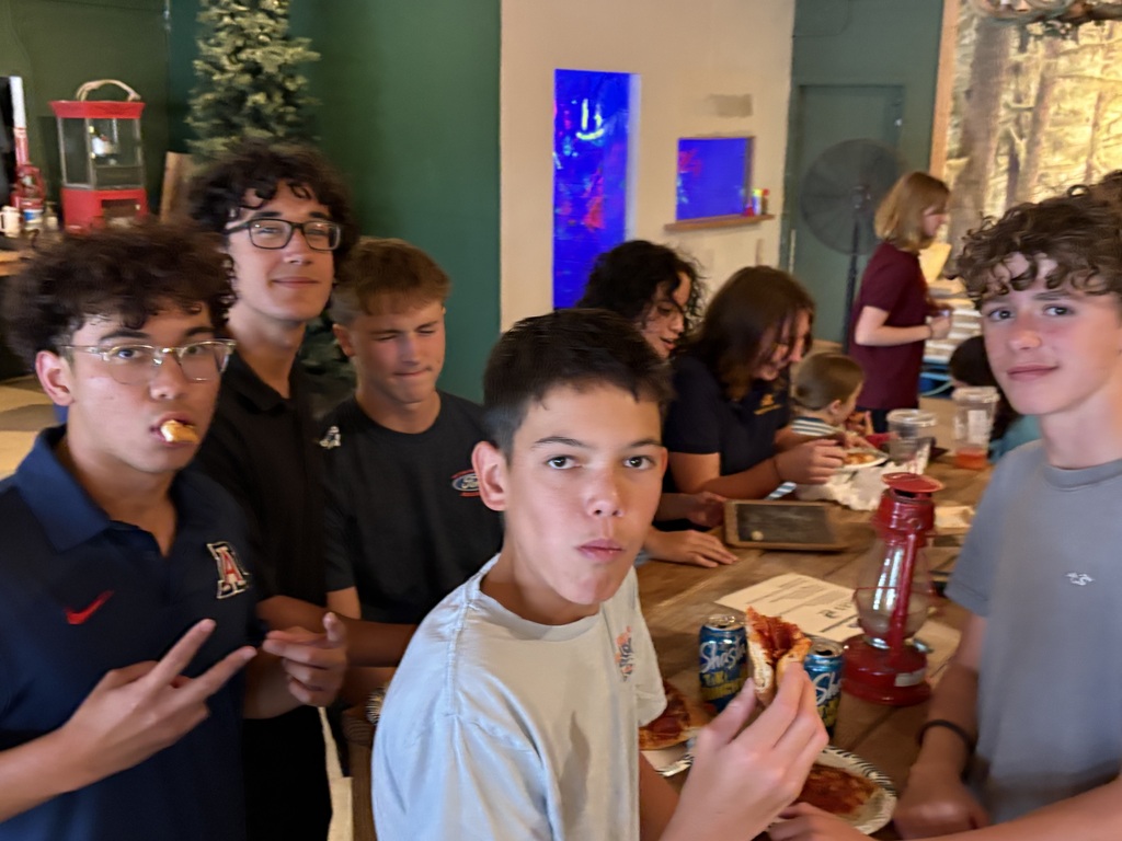 Pizza and Teammates