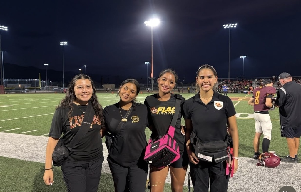 Happy football season! First home game for Freshman Football!! Featuring tonight's crew:
Jadyn, Nae, Aliyah, Lyxenia!