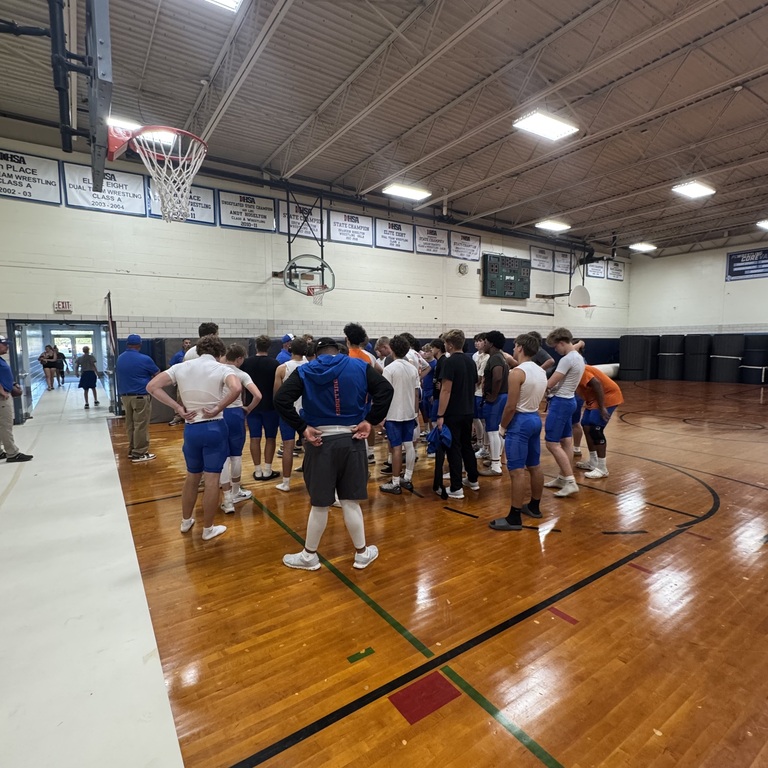 Pregame speech.  Almost game time!!!