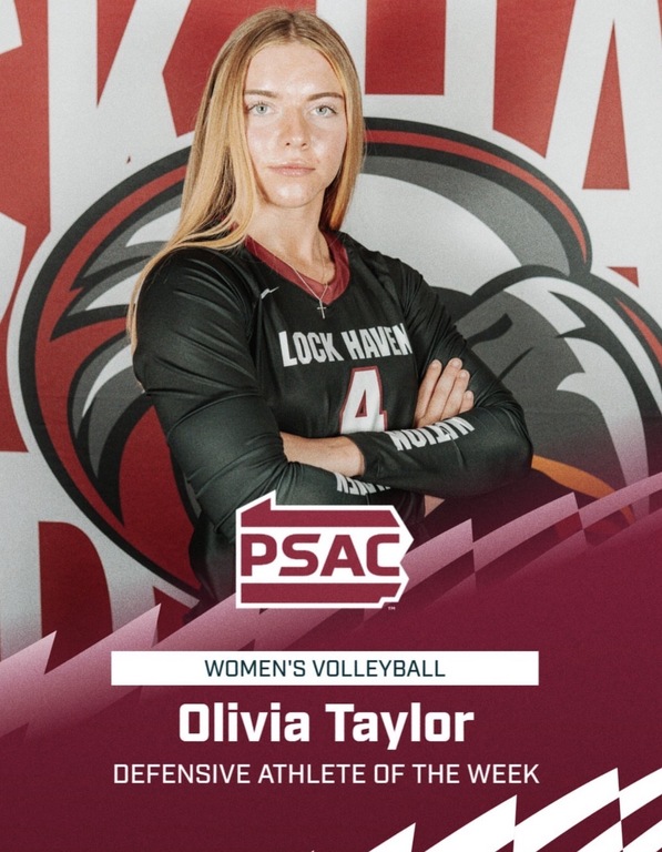 Congratulations to our Libero Liv Taylor on earning this weeks PSAC East Defensive Player of the Week! 

Liv currently sits at 1st in the PSAC for overall digs and 12th in the NATION in all D2 volleyball! 

Her hard and dedication work day in and day out 