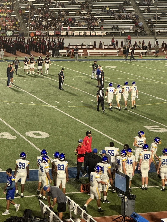 FV will receive the kick off. 
Game started 30 min late