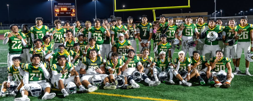 Rancho Alamitos football beat Santiago 48-6. With the win, the Vaqueros remain unbeaten at 4-0 & conclude their non league schedule next week against La Quinta. Watch our broadcast of tonight’s game at bit.ly/shsra26wk4