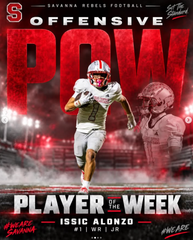 Rebels 🏈 Week 5 Players of the Week:

-Offensive POTW: #1 Issic Alonzo (Jr)