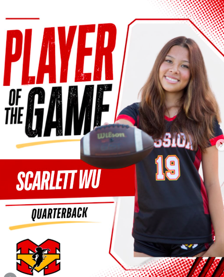 A look back at our Players of the Game from the El Toro Flag Football Tournament!

OFFENSIVE:
Scarlett Wu #19 QB
Brooklyn Koedel #18 WR
Leah Vanderveen #10 WR

DEFENSIVE:
Zuri Ferguson #2 DB
Lucca Brown #11 LB
Let’s go Diablos! 📣