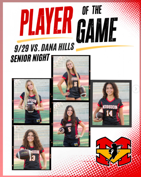 ⭐️ SENIOR NIGHT PLAYERS OF THE GAME ⭐️

🔥 Leah Vanderveen, WR #10 2 touchdowns
4 receptions
46 receiving yards

⚡️ Cody Lambert, RB #13  2 touchdowns
3 receptions
53 receiving yards
9 rushing yards
64 punt return yards

🛑 Emma Eldred, DB #16  2 flag pulls