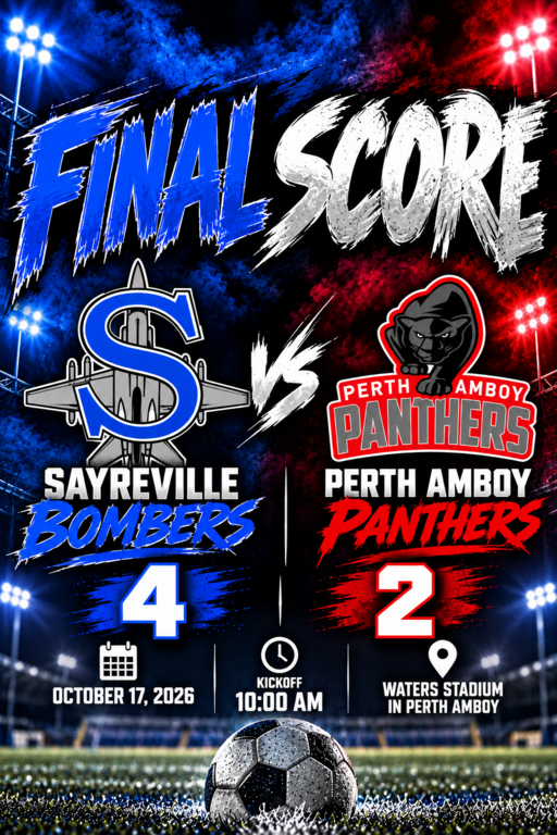 Sayreville beat Perth Amboy on Saturday 4-2!