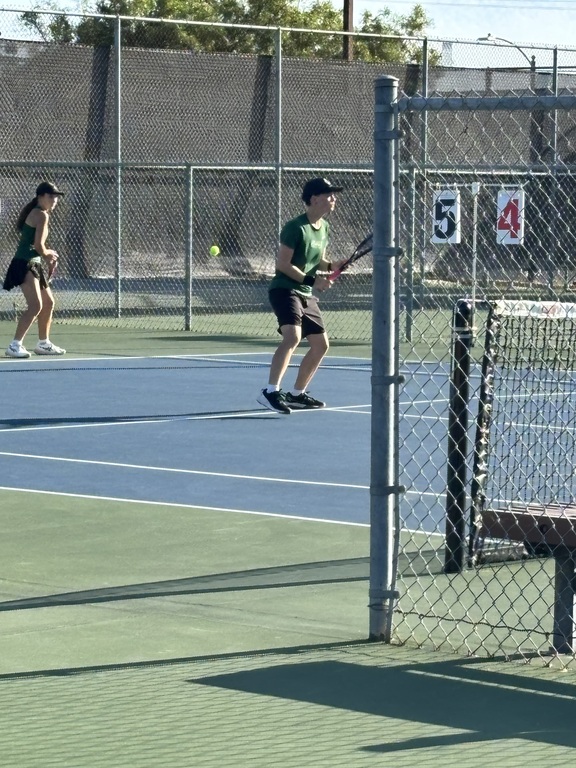 Round 2 doubles tourney update !! 
 Ashley and Sophia moved well together on the court and gave it their best, just falling short of the win. In an intense battle with Mr Carmel, Mia and Karolina showed up and played extremely well, eventually ending the 