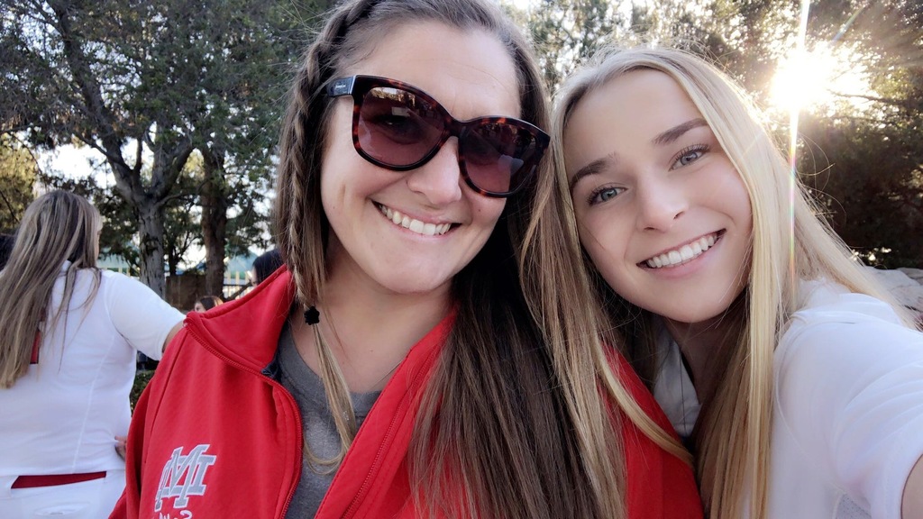 Coach Jess and Hannah
