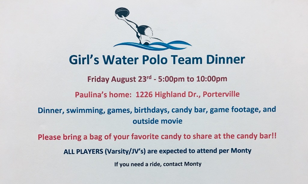 Friday team dinner