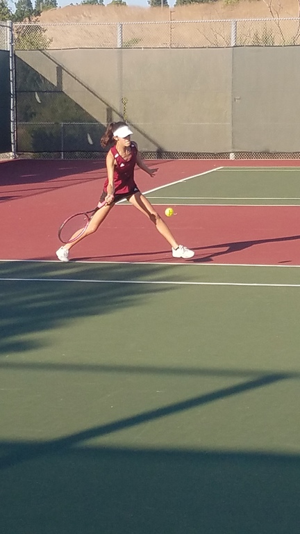Lily Sanchez goes up the line for a winner!