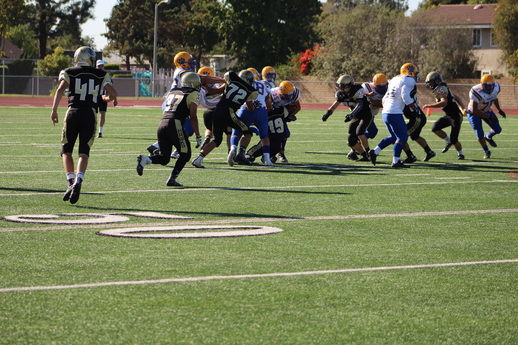 Nate on the tackle