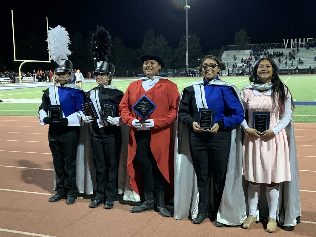 Received 1st place. Also awarded High Visual, High Music, High Auxiliary, and High Percussion.  
Great job Pumas!