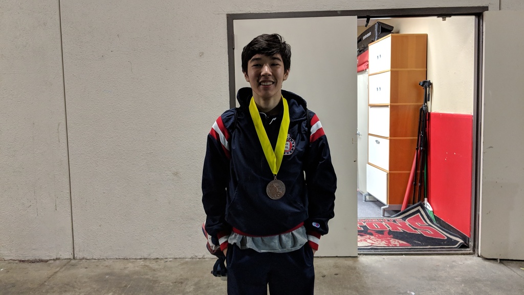 Colin wrestles his best and takes home a medal!