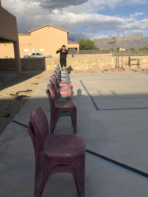 Jumping chairs.