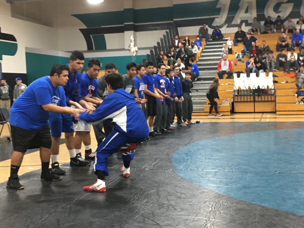 Senior Andrew Vargas with a big pin tonight at VC