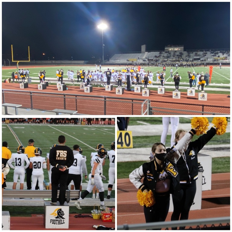 Another win for Foothill under those Friday Knight lights! Great job Cheer!