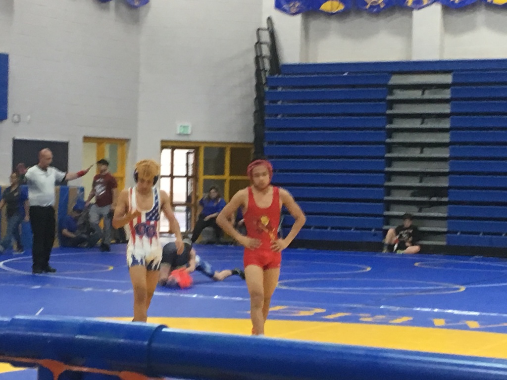 Juan Diaz in his medal match ! Great work Juan placing at CIF  as a junior