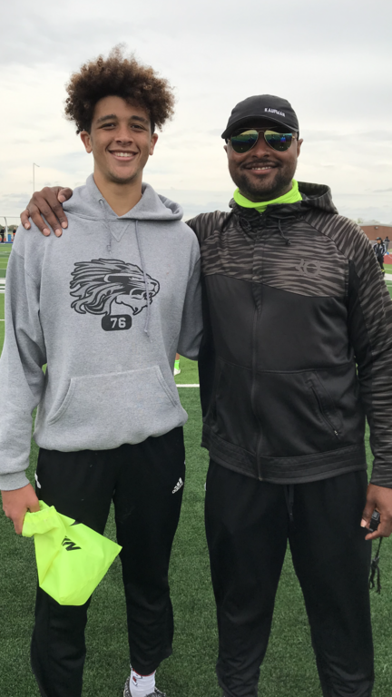 Daylon Dickerson takes area gold in 110’s at Area