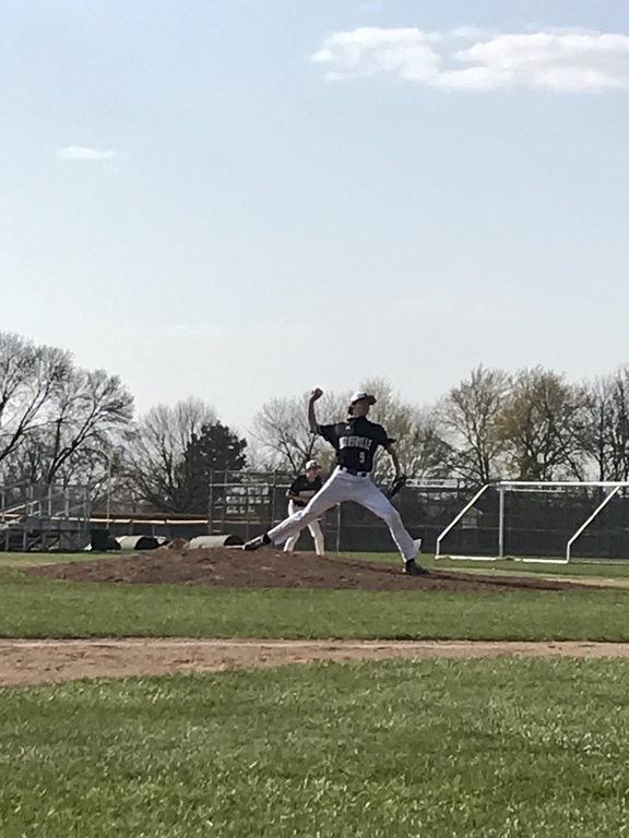 Pitching with power! My E in his favorite position!