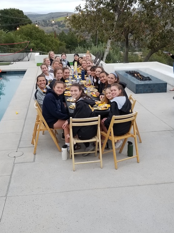 Team bonding at the Pomeroy's