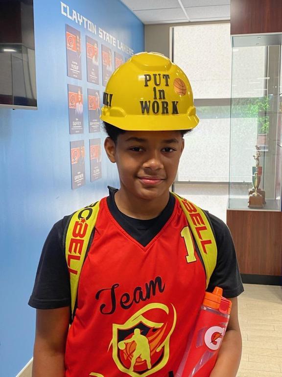 Christian Barjon gets the Hard Hat Award for putting in extra effort in June 12-13 games.
