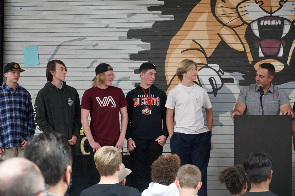 Linebackers and Coach Fred