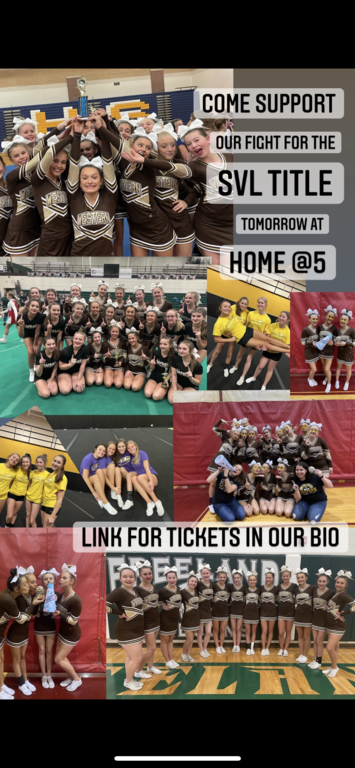 Don’t forget to come support our fight for the SVL title tomorrow at HOME at 5 pm! Below is the link to buy tickets in advance! 
https://gofan.co/app/events/505698?schoolId=MI4051