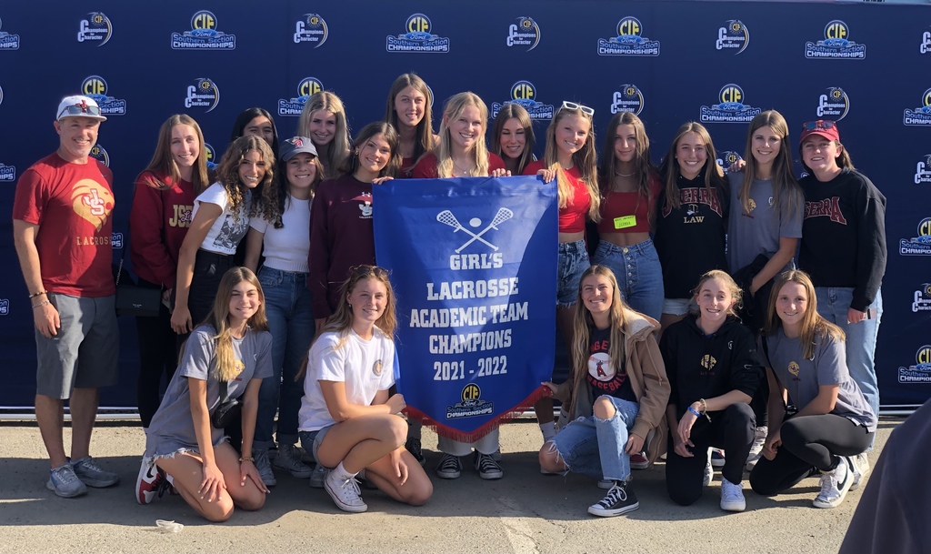 CIF Academic Champion Award winners!