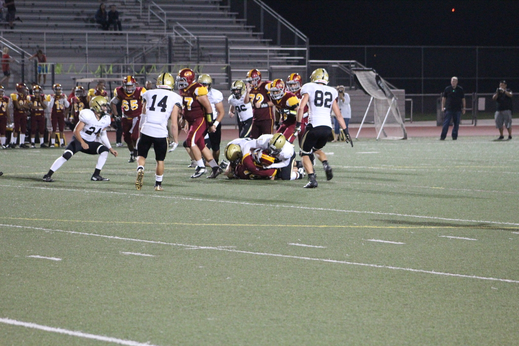 Nate on the tackle